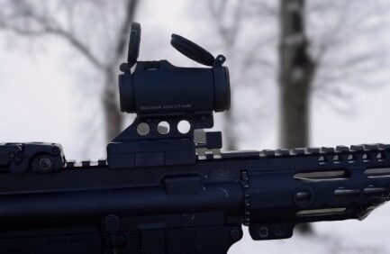 Aimpoint Micro T2 carbine mounted Micro T2