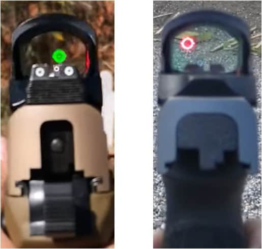 Holosun 507c Reticles