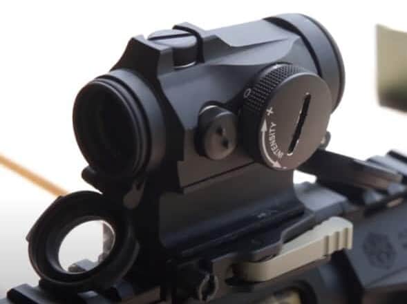 Aimpoint T2 mounted on carbine